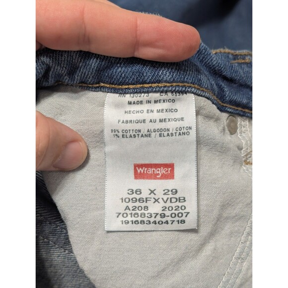 Men's Wrangler Authentics Classic 5-Pocket Regular Fit Jean with Flex 38x29 - Picture 12 of 12
